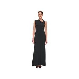 DKNY Women's Asymmetric-Neck Sequin-Detail Gown